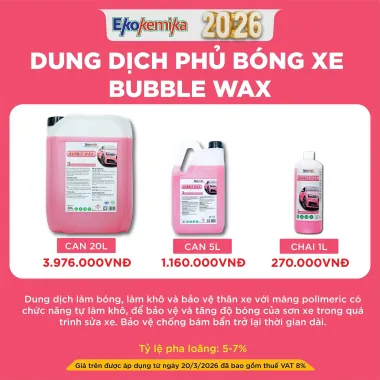 DUNG DỊCH PHỦ BÓNG XE BUBBLE WAX