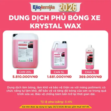 DUNG DỊCH PHỦ BÓNG XE KRYSTAL WAX