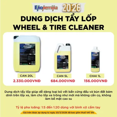DUNG DỊCH TẨY LỐP WHEEL & TIRE CLEANER