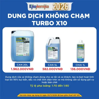 DUNG DỊCH KHÔNG CHẠM TURBO X10
