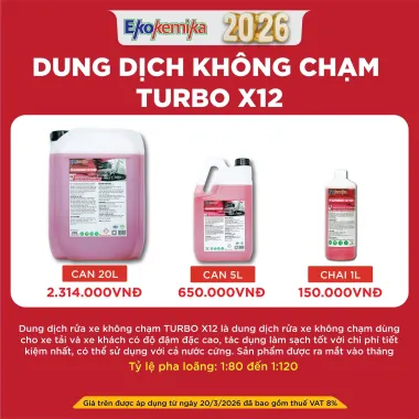 DUNG DỊCH KHÔNG CHẠM TURBO X12