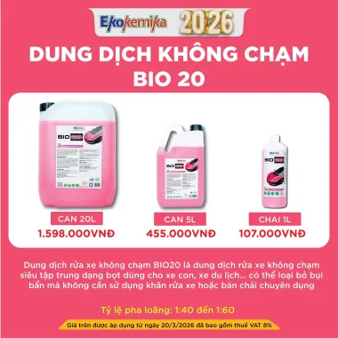 DUNG DỊCH KHÔNG CHẠM BIO 20