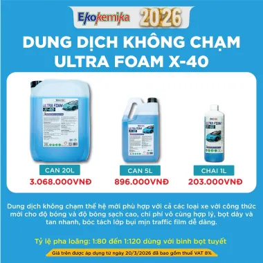 DUNG DỊCH KHÔNG CHẠM ULTRA FOAM X-40