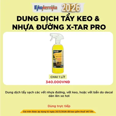 DUNG DỊCH TẨY KEO & NHỰA ĐƯỜNG X-TAR PRO