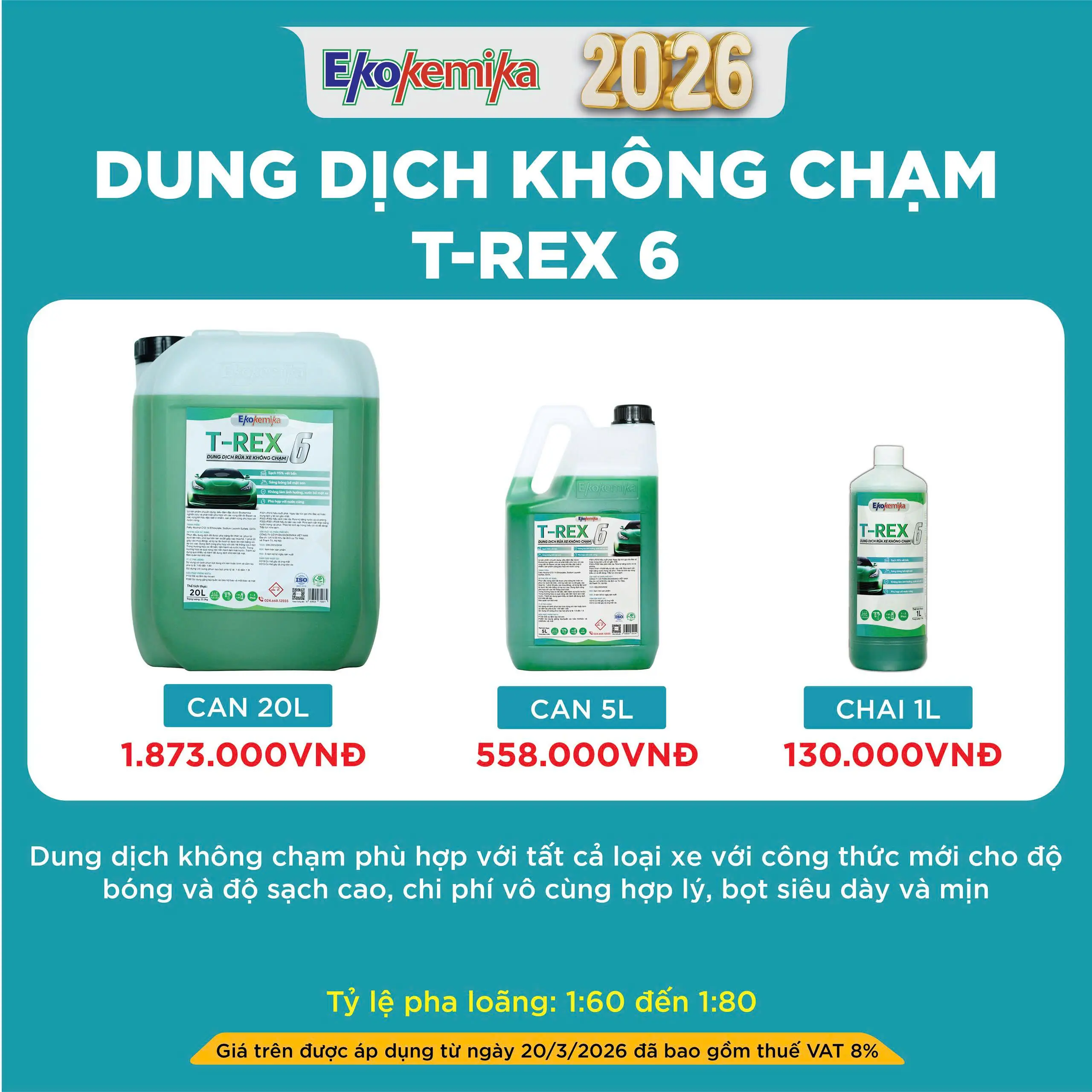 DUNG DỊCH KHÔNG CHẠM T-REX 6